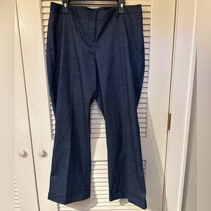 Lane Bryant denim trousers.